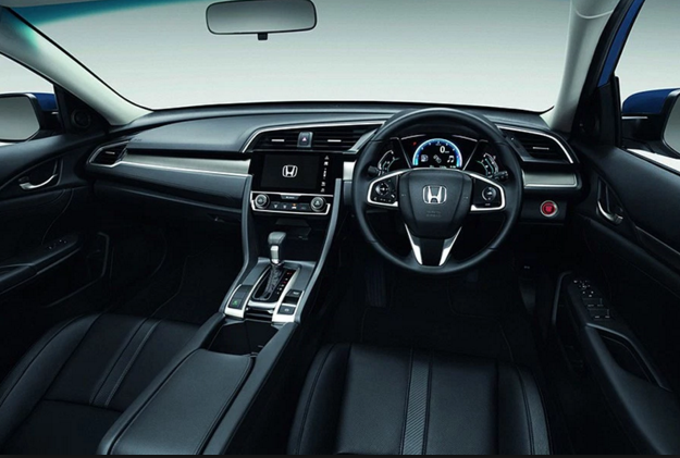 interior Honda Civic dengan desain lebih stylish dan modern