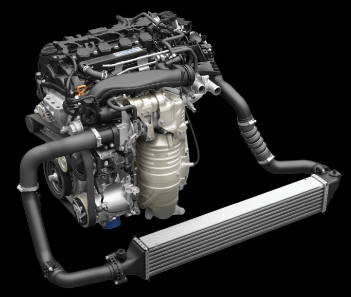 mesin Honda Civic berkapasitas 1.498 cc dengan turbocharger