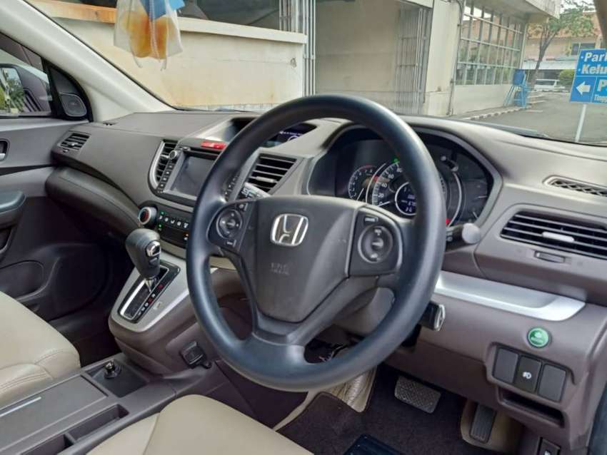 Honda CRV 2013 Putih AT 2.0 KM Rendah Service Record Jok